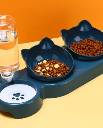 3 In 1 Pet Bowls With Water Feeder