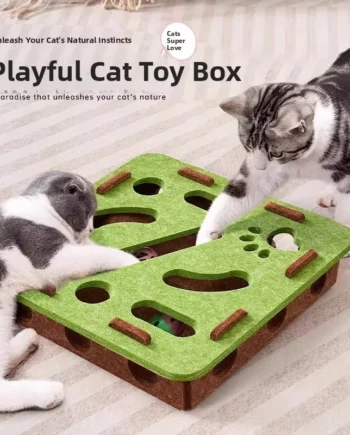Fun interactive cat puzzle