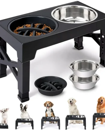 Adjustable Dog Feeder Bowls