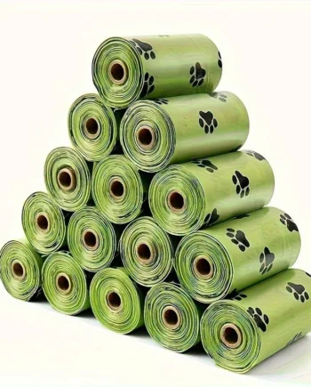 2/60 Rolls Degradable Dog Poop Bags